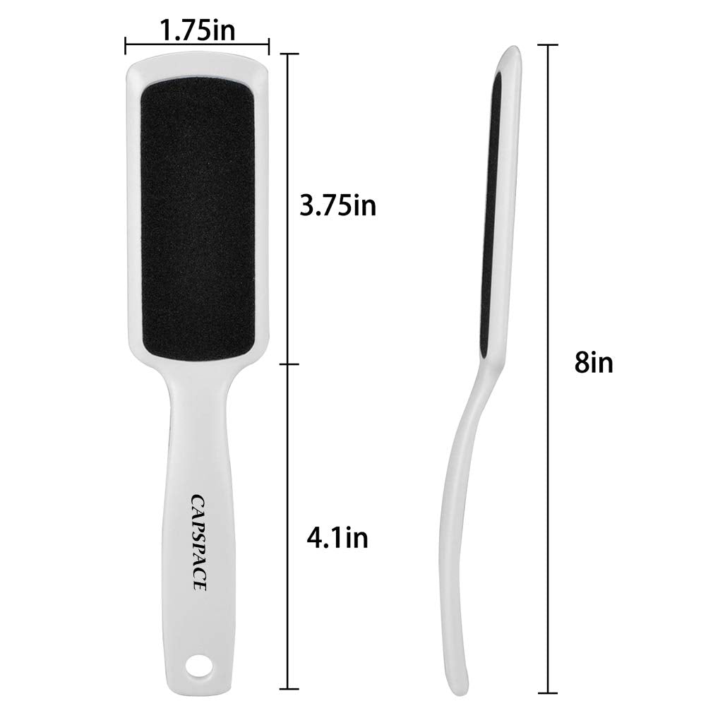 CAPSPACE PedicureÂFootÂRaspÂFile CallusÂRemover, Double-Sided Colossal Foot Rasp Foot File And Callus Remover For Dead Skin (Pack of 4)